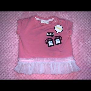 Fendi 3 month designer baby top